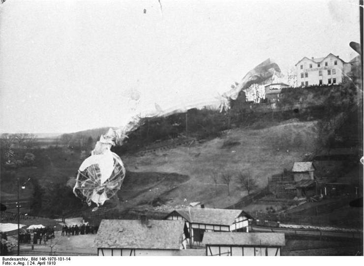 Picture of Zeppelin LZ 5 Accident